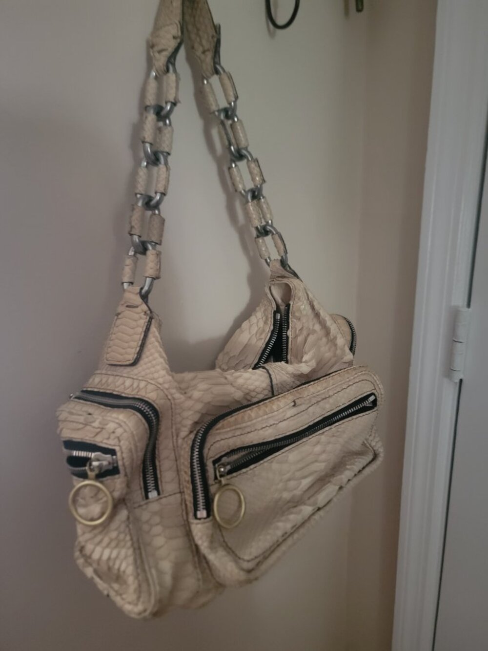 Chloe python shoulder bag - Picture 3 of 5
